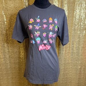 Nintendo Kirby Character Women’s Tee - Charcoal